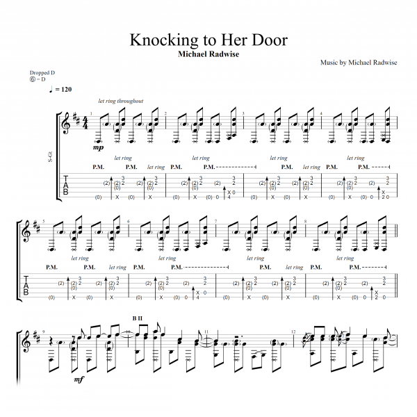 Knocking to her door tab